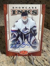 2006-07 Flair Showcase Ink Dan Cloutier AUTO! Vancouver Canucks