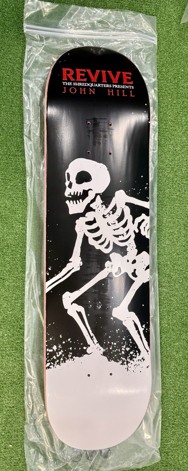 Revive John Hill Skeleton Skateboard Deck 8.00&rdquo;