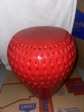 TJMaxx CottageCore Rare TikTok Viral Strawberry Stool/End Table