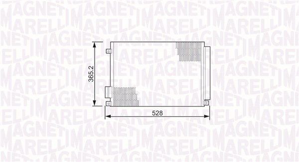 Magneti Marelli Kondensator, Klimaanlage 350203497000 Passend FüR Fiat Ford-image