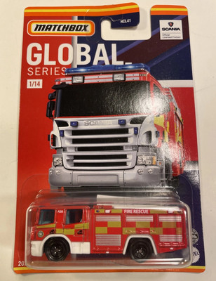 2021 Matchbox Global #1 Scania P 360 Fire Truck