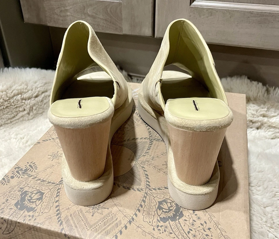 FP коллекции, работает на танкетке, замшевая платформа на танкетке сандалии, кафе - Изображение 4 из 4