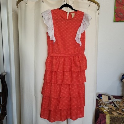 red cotton sun dress Puri Printed Cotton Sundress
