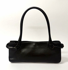 Mini borsa vintage Gucci Tom Ford Jackie Knot con manico superiore - pelle nera
