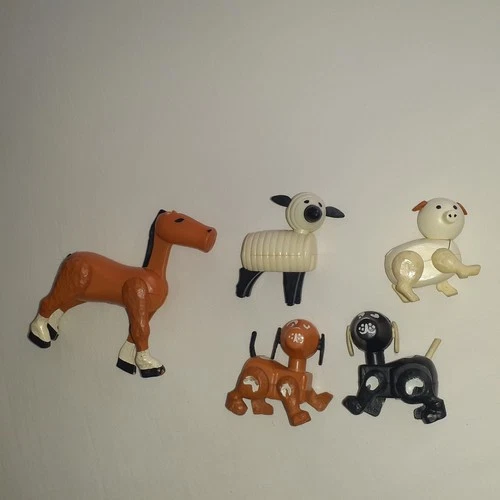 Vintage Fisher-Price Little People Animals Horse pig dogs sheep