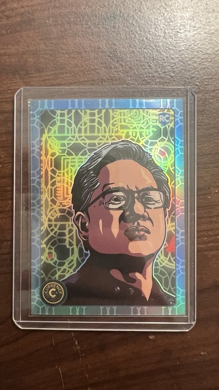 Cardsmiths 2025 Currency Series 5 Jensen Huang Holofoil #4 127/199