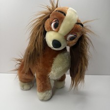 VTG Disney Disneyland Walt Disney World Lady Tramp Lady Plush Stuffed Animal