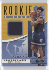 2019-20 Panini Absolute Memorabilia Rookie Threads Level 1 Brandon Clarke 11r1