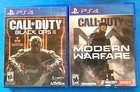 Call of Duty Black Ops iii & Call of Duty Modern Warfare PS4 - Bundle Ships Free