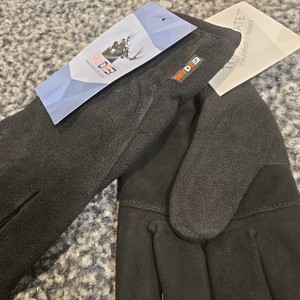 SKYDEER 3M Thinsulate Thermal Winter Work  Black Deerskin Suede large
