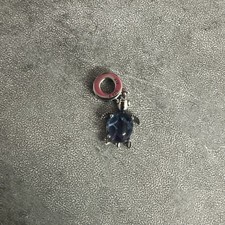 Pandora Blue Sea Turtle Murano Glass charm