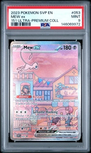 2023 POKEMON SVP EN-SV 151 ULTRA-PREMIUM COLLECTION #053 MEW EX PSA 9