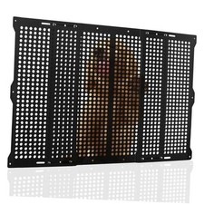 RV Screen Door Protector for Dogs, Adjustable Aluminum Alloy RV Entry Grille