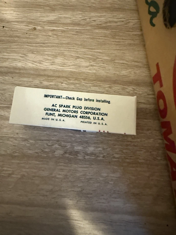 Conjunto de 8 velas de ignição GM AC ACNITER R44S novo estoque antigo 60$ - Imagem 3 de 4
