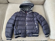 Moncler piumino cappotto per 6 anni unisex bambino blu navy
