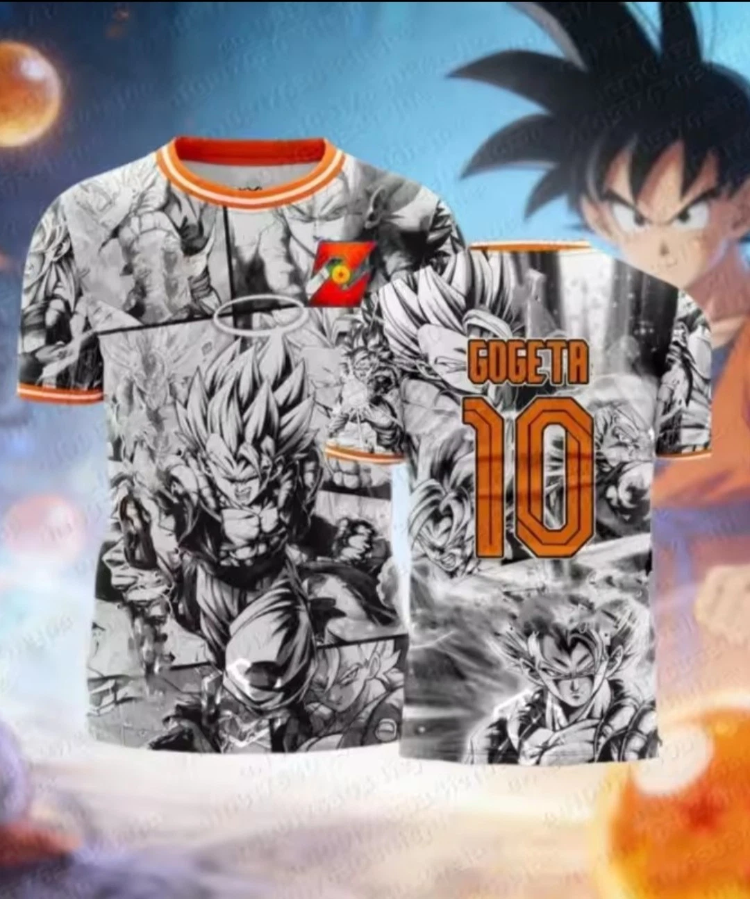 Dragonball Gogeta Tshirt Jersey Size L