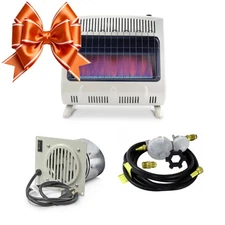 Mr.Heater 30000 BTU Vent Free Propane Heater Built In Blower 12ft Hose