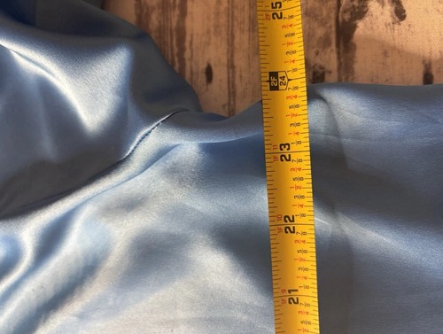 Victoria’s Secret Seidenmantel Satin Kimono periwinkle blau Brautjungfer Einheitsgröße - Bild 5 von 10