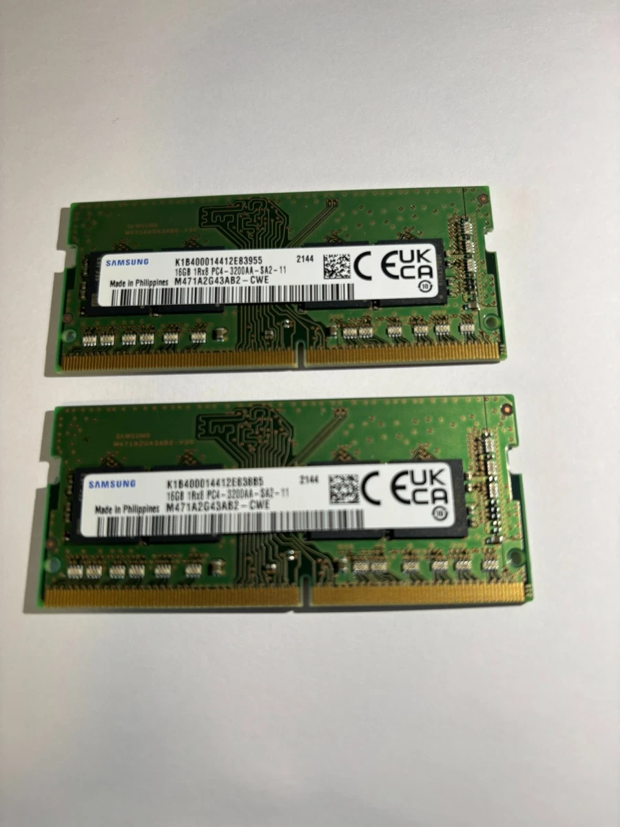 Samsung DDR4 SDRAM Memory (RAM) 2 Modules for sale | eBay