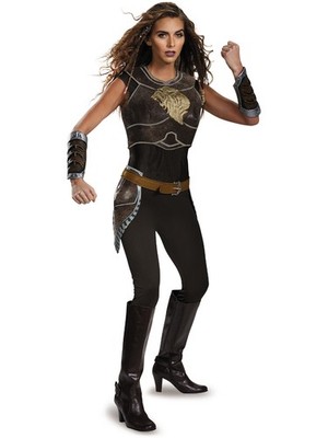 Women's Deluxe World Of Warcraft Garona Half Orc Draenei Costume Medium 8-10