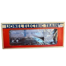 Lionel 6-16911 O Gauge Boston & Maine Flatcar with Piggyback Trailer LN/Box