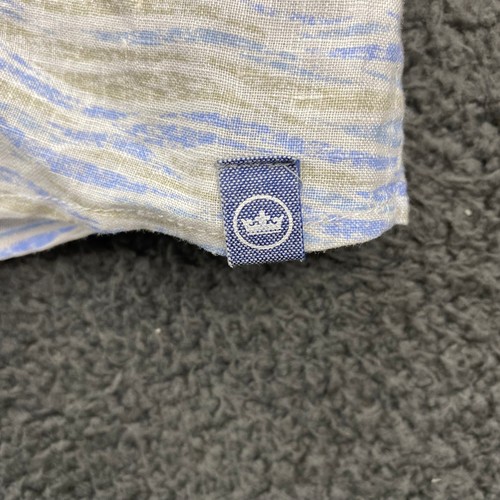 Peter Millar Saltwater Linen Sport Shirt Wave Print Men XL - Picture 4 of 11