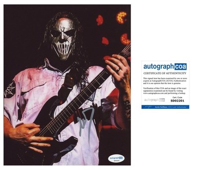 Mick Thomson Signed Autographed 8x10 Photo 