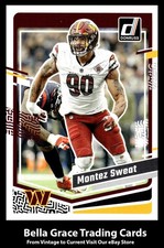 2023 Panini Donruss Montez Sweat #299 Washington Commanders