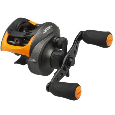 Okuma Jaw Baitcaster flache Angelrolle - linke Hand - J101-A