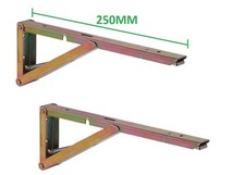 250MM 40KG HINGED SPRUNG WORKTOP/FOLDING DROP LEAF TABLE/ SUPPORT BRACKET 