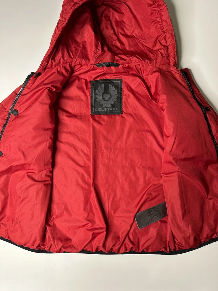 BELSTAFF 英格兰儿童夹克红色 Puffer 尺码 10 正品(尺寸如下) — 第 4/4 张图片