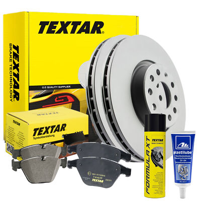 Textar Bremsensatz + Plastilube + Bremsenreiniger OPEL INSIGNIA HINTEN Ø315