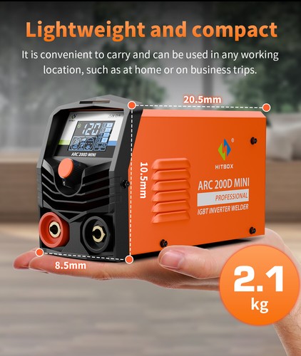 HITBOX 2IN1 Stick mini Welding Machine,120A Lift-TIG ARC Welder for Home use - Picture 2 of 17