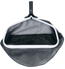 Heavy Duty Swimming Pool Skimmer Leaf Rake w/HD Mesh Net & 18" Aluminum Frame