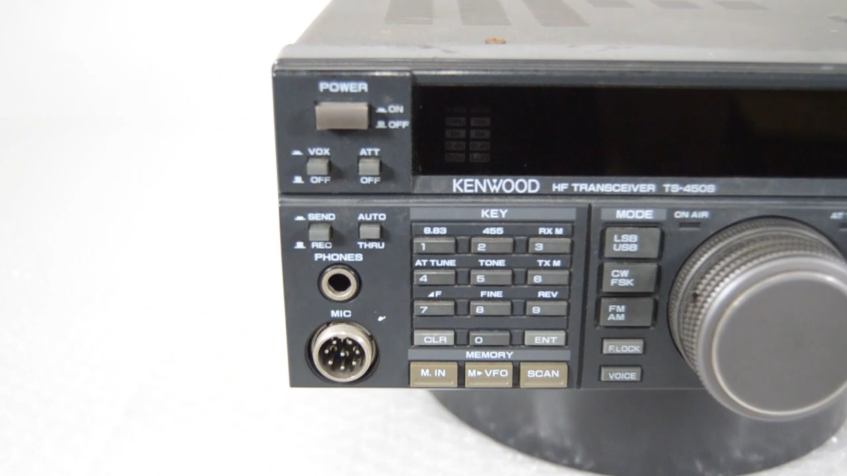 KENWOOD  トランシーバー TS-450S HF 100Wチューナー内蔵 KENWOOD TS-450S 100W AT HF All Mode Transceiver Antenna