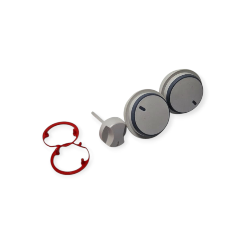 VAILLANT 0020048969 BOUTONS GRIS 3 PIÈCES DE RECHANGE POUR CHAUDIÈRE ECOTEC ECO