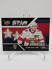💥 2022-23 UD Credentials #2S-5 Aleksander Barkov 2nd Star of the Night; Florida