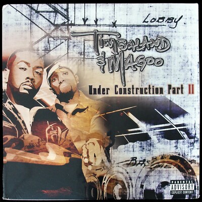 TIMBALAND & MAGOO ''UNDER CONSTRUCTION PART II'' 2003 VINYL 2X LP ALBUM *SEALED*