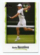 Martina Navratilova - 2007 Ace Authentic - Tennis Trading Card #L10 Legends