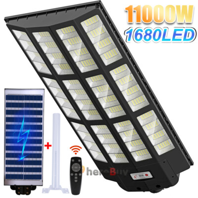 Solar Lights Outdoor Dusk To Dawn Motion Sensor High Powered Solar Street Lamps