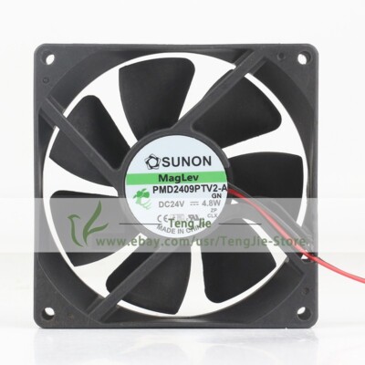 PMD2409PTV2-A DC24V 4.8W 9025 90x90x25mm 9cm 2-Wire Original Axial Cooling Fan