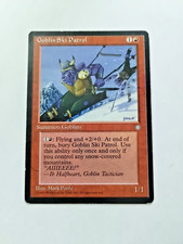 MTG Goblin Ski Patrol Era Glaciale Comune Regolare - Usura Bordo - Vedi Foto