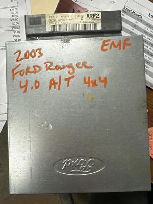 2003 Ford Ranger 4.0L Auto Trans ECM ECU PCM Engine Control Module ...