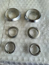 1964/65 Ford Thunderbird Wind Shield Wiper Cow Bezals, Washers & Nuts