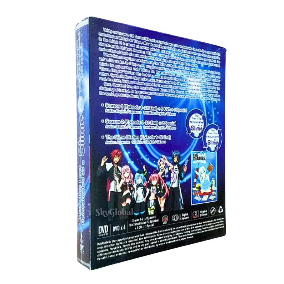 DVD That Time I Got Reincarnated As A Slime Season 1+2+Diaries+ 5OVA + 3 Special - Image 4 of 4