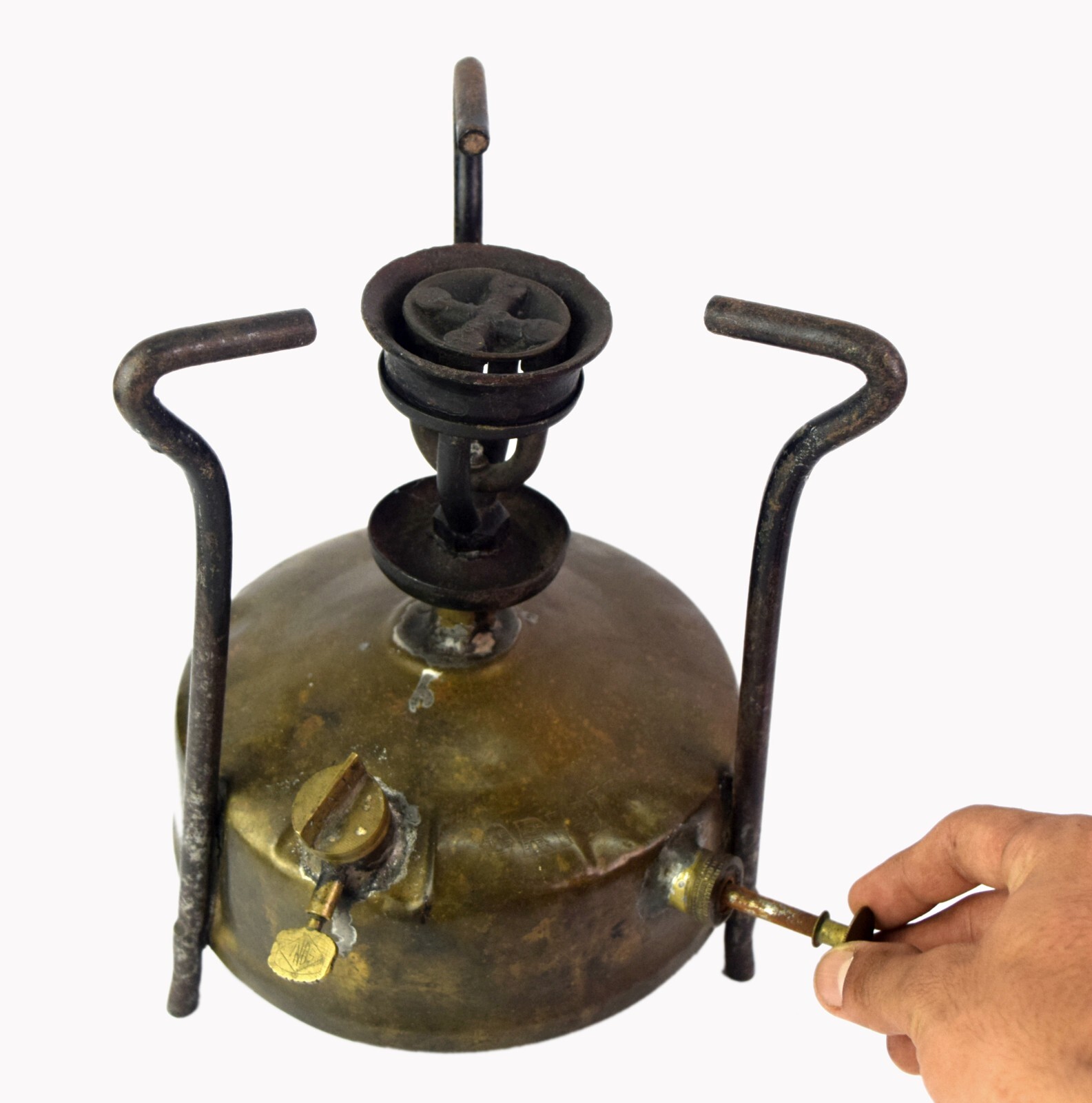 Single Burner Brass & Iron Original Plaza Brand Kerosene Pressure Stove G66-1256