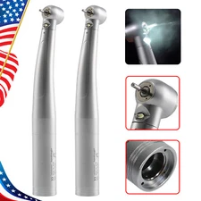 2X Dental LED High Speed Handpiece E-Generator Fiber Air Turbine for NSK Motor
