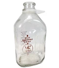 Vintage Original Oley PA Turnpike Dairy Farm Half Gallon Glass Milk Bottle