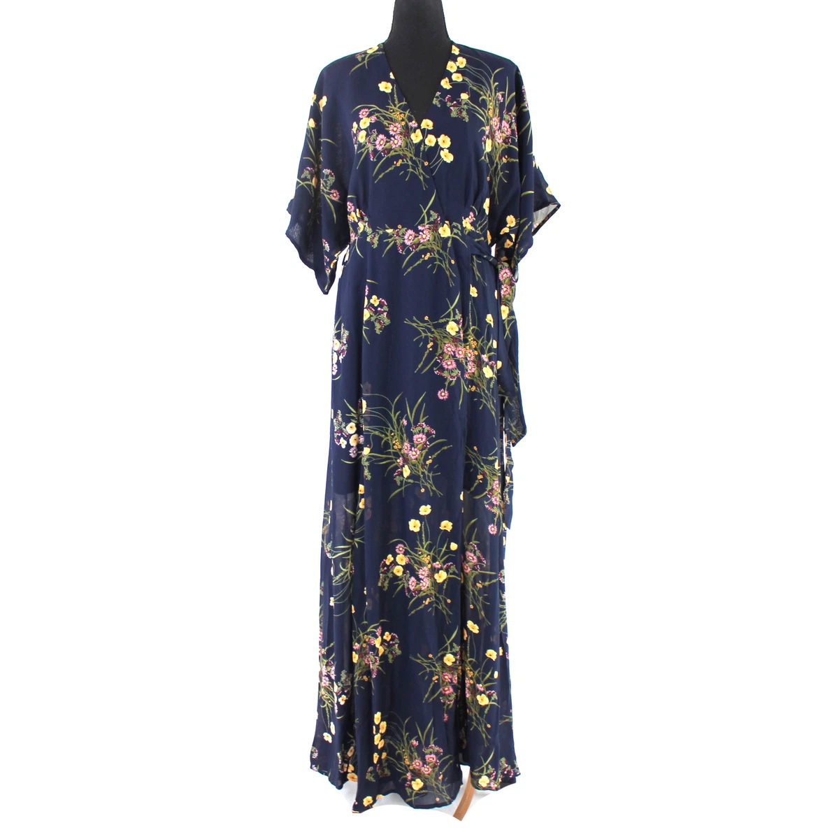 Navy floral dress clearance reformation