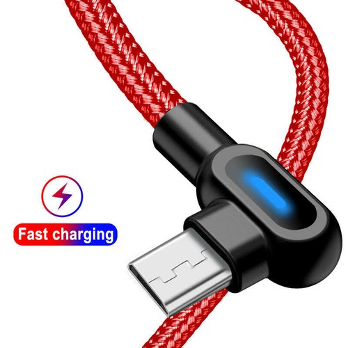 Rapide Charge Type C USB Données Câble LED pour Samsung Galaxy S20 S10